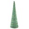 Northlight Twisted Cone Tree with Garland Christmas Decoration - 11.5" - Green